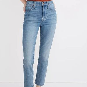 Madewell Medium Wash The Perfect Vintage Crop Jeans  Sz 30